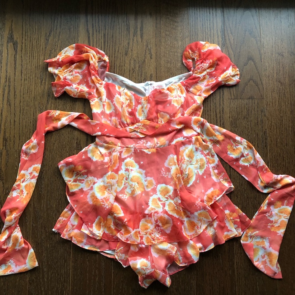 Fairy floral romper